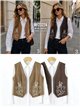 Conjunto camisa y chaleco bordado