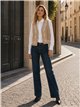 Conjunto camisa y chaleco bordado cenefa