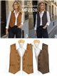 Conjunto camisa y chaleco con cordones