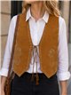 Set aus Hemd und Weste mit Paisley-Stickerei