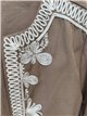 bestickte Jacke im Boho-Stil