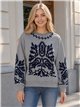 Sudadera bordado en relieve