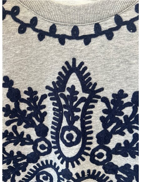 Sudadera bordado en relieve