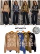 Sweat-shirt à broderies ornementales