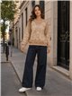 Sweat-shirt à broderies ornementales