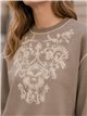 Sudadera bordada