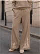 Pantalón wide leg bordado