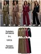 Pantalón wide leg bordado