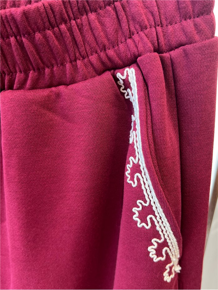 Pantalón wide leg bordado