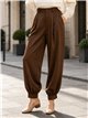 Pantalón bombacho con pinzas