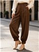 Pantalón bombacho con pinzas