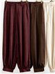 Pantalón bombacho con pinzas