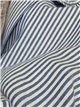 Blusa rayas con volante lateral