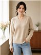 Jersey de punto con cuello pico