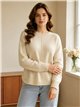 Jersey de punto con costura central