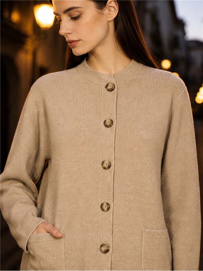Chaqueta de punto con botones