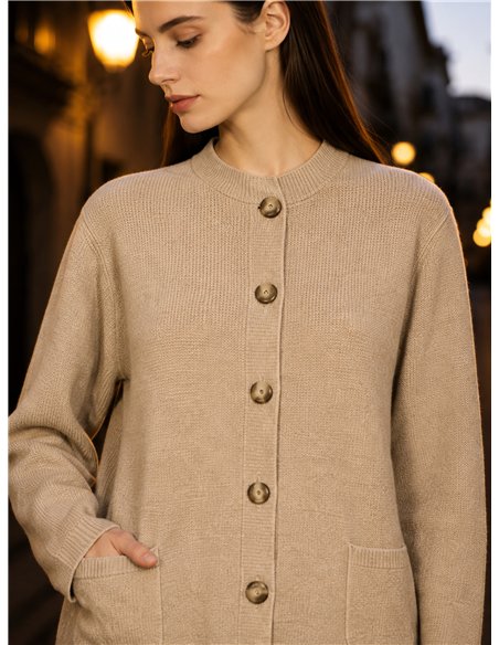 Chaqueta de punto con botones