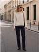 Jersey amplio detalle ribete con pelo