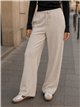 Pantaloni in maglia a gamba larga con coulisse