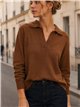 Jersey de punto cuello polo