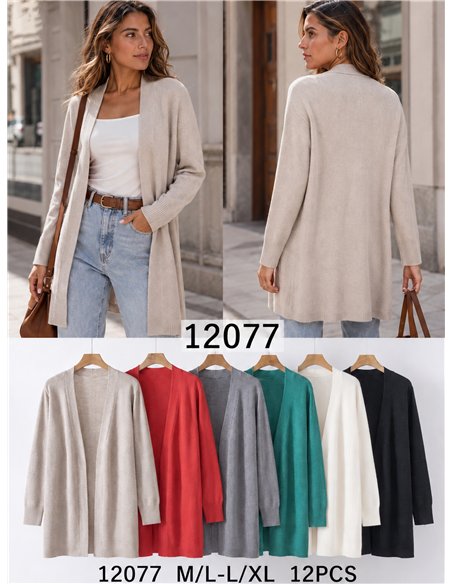 Knit cardigan