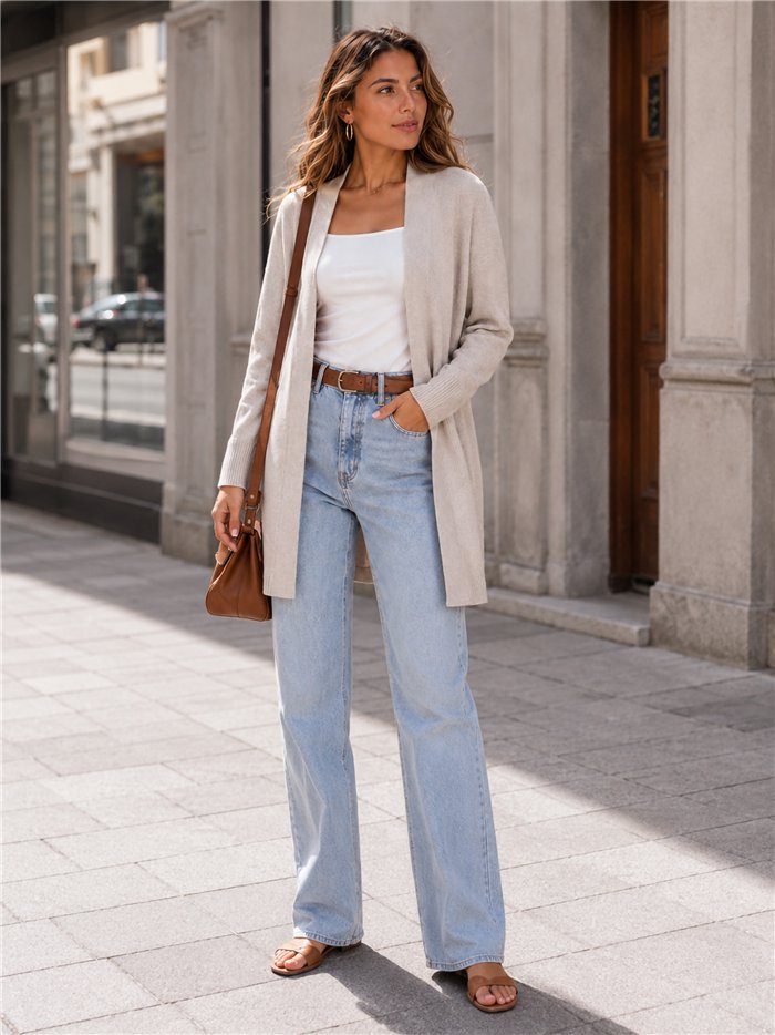 Knit cardigan