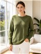 Jersey amplio con estrella en relieve