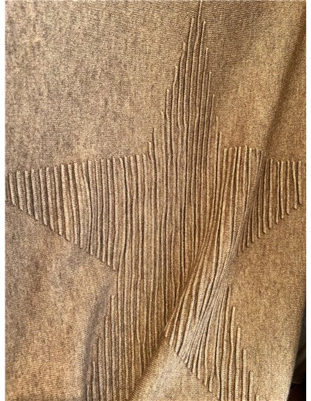 Jersey amplio con estrella en relieve