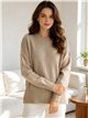 Jersey de punto con costura central