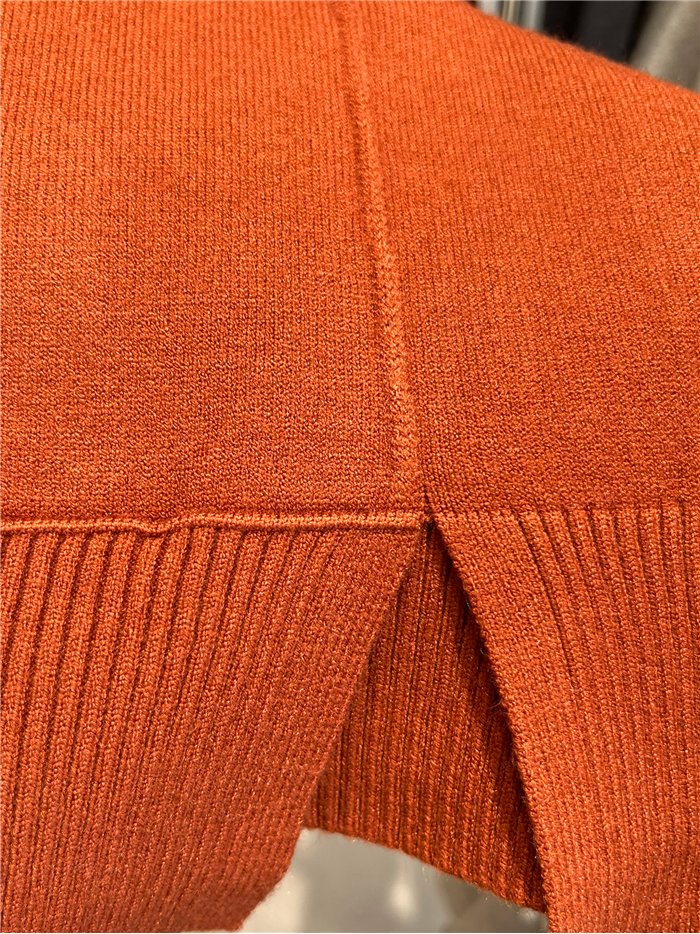 Jersey de punto con aberturas laterales