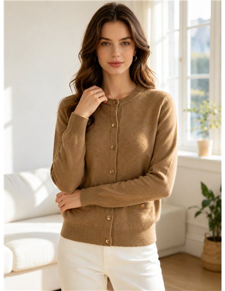 Einfacher Cardigan mit Taschen