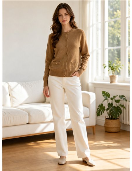 Einfacher Cardigan mit Taschen