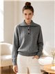 Jersey trenzado cuello polo