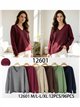 Jersey soft cuello pico bajo desflecado