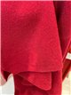Jersey cuello pico con costura central