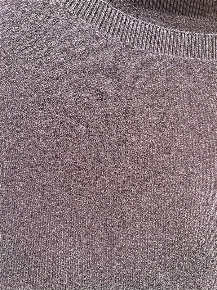 Jersey contraste bajo con hilo brillante