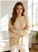 Jersey oversize con bajo redondeado