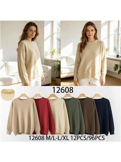 Jersey oversize con bajo redondeado 2