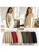 Jersey oversize con bajo redondeado