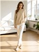 Jersey oversize con bajo redondeado