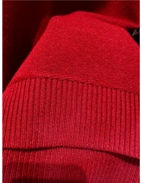 Jersey oversize con bajo redondeado