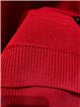 Jersey oversize con bajo redondeado