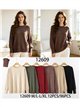 Jersey soft con botones dorados en puño