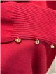 Jersey soft con botones dorados en puño