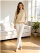 Jersey soft con mangas plisadas
