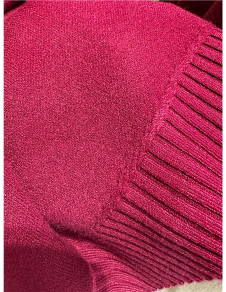 Jersey soft con mangas plisadas