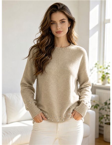 Jersey soft con tachas