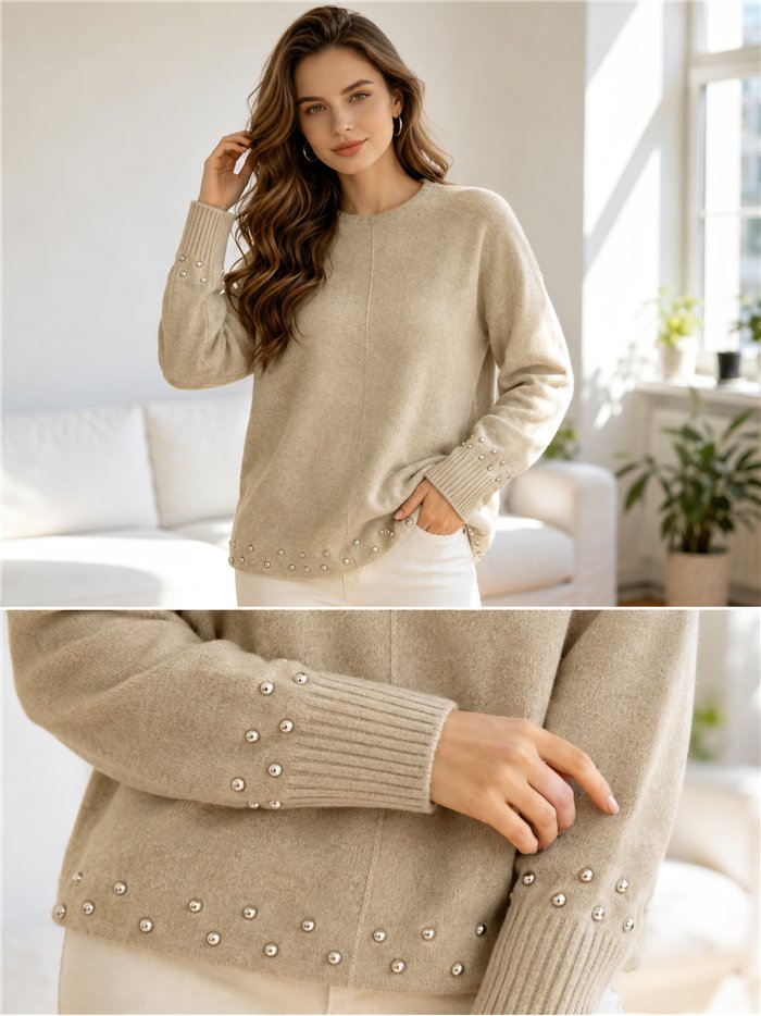 Jersey soft con tachas