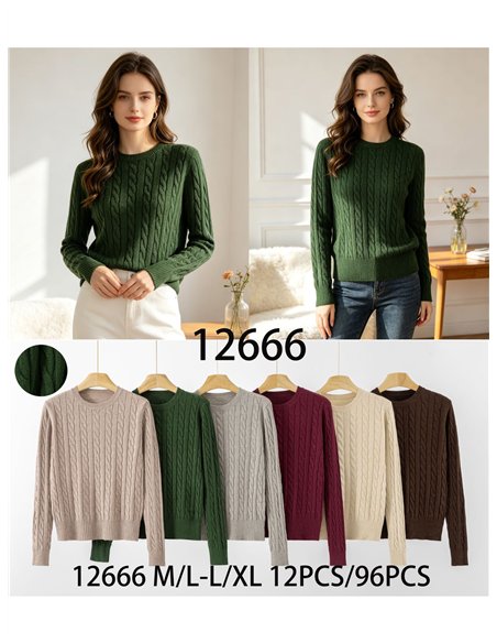 Jersey trenzado con hilo metalizado