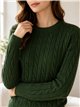 Jersey trenzado con hilo metalizado